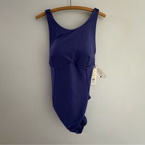 Calia blueberry rib, high support one piece, size 12
